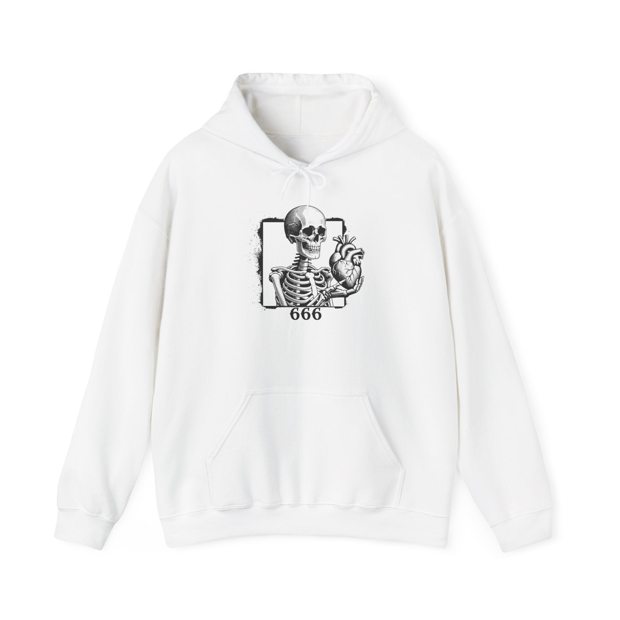 Angel Number 666 Skeleton Hoodie By Yung Rilz – LumaWares