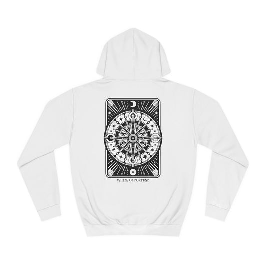 The Wheel Of Fortune Tarot Card Hoodie By Lumawares