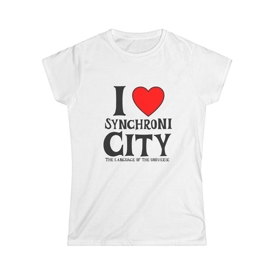 I Love Synchronicity T-Shirt By Lumawares