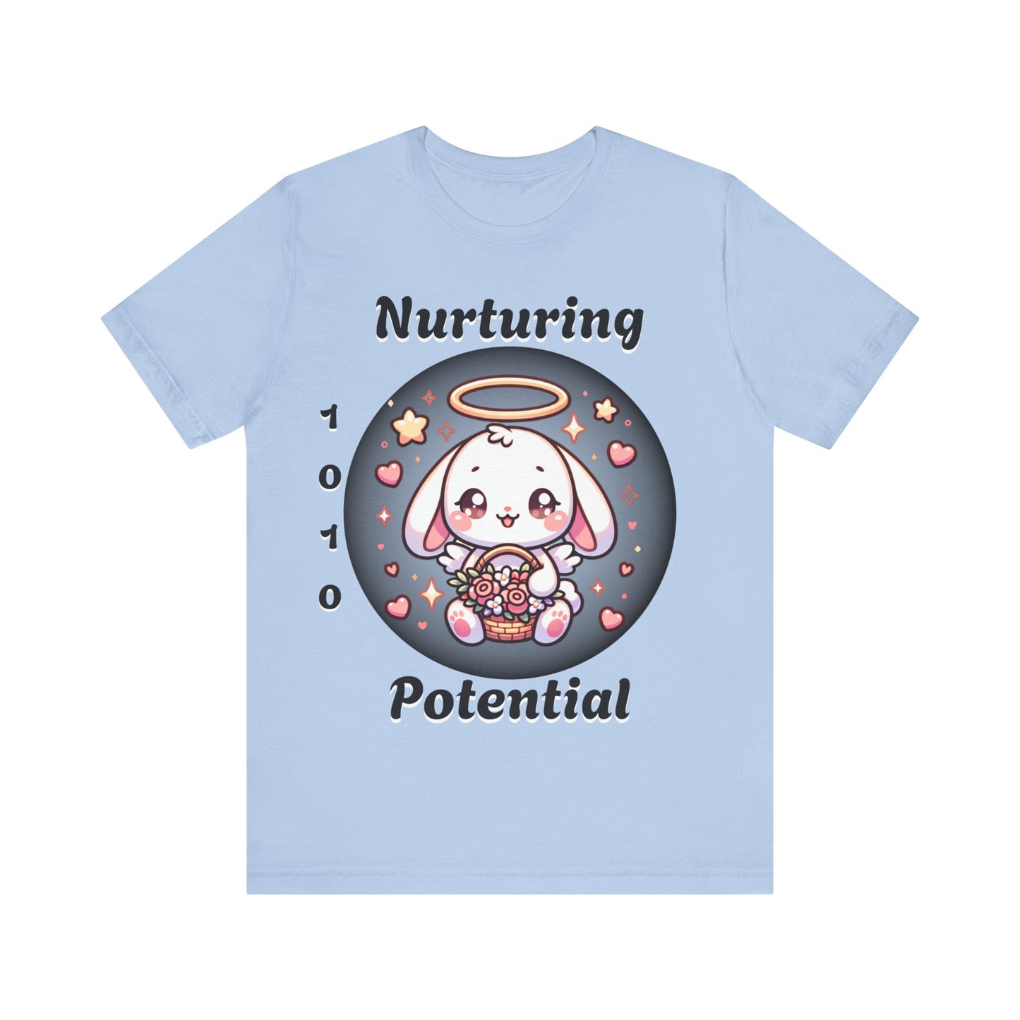 Bunny Angel 1010 Nurturing Potential Jersey Style Short Sleeve Tee