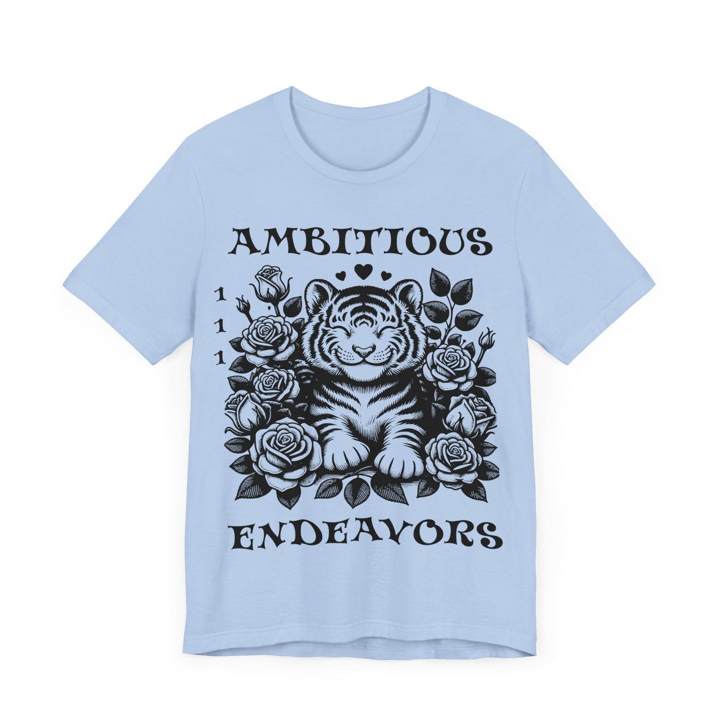 111 Angel Number Ambitious Endeavors T-Shirt by LumaWares